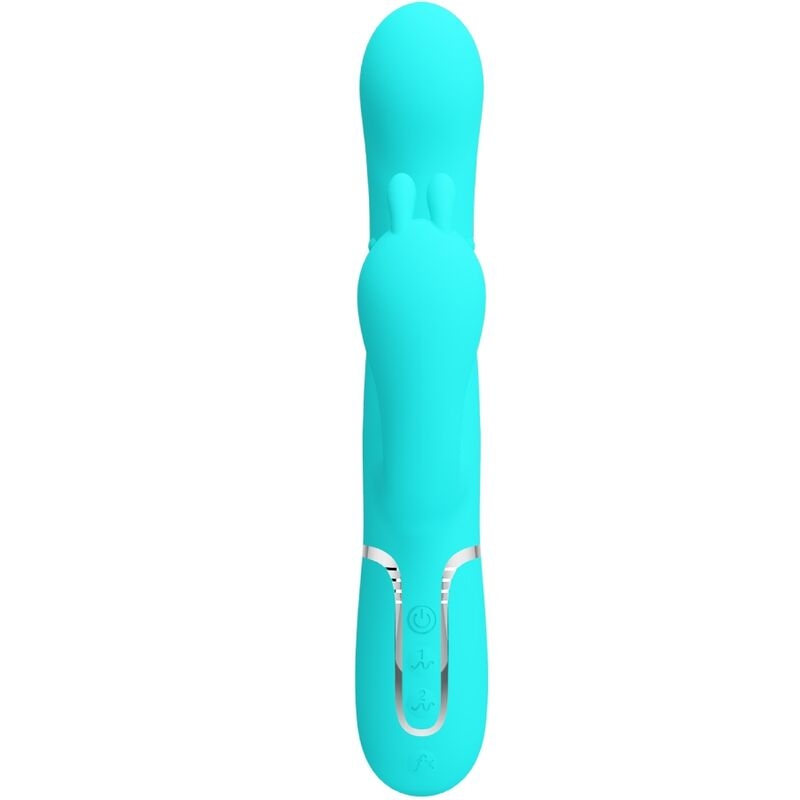 Alternative view of PRETTY LOVE - CAMMY 4 IN 1 MULTIFUNCTION TRIPPLE RABBIT VIBRATOR  BLUE