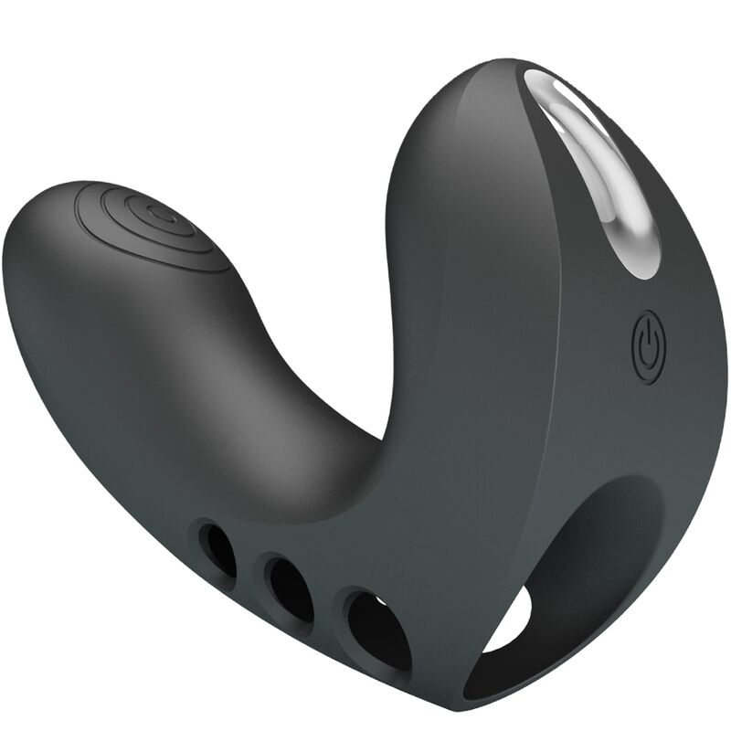 Alternative view of PRETTY LOVE - CAMELIA FINGER VIBRATOR 7 VIBRATIONS BLACK