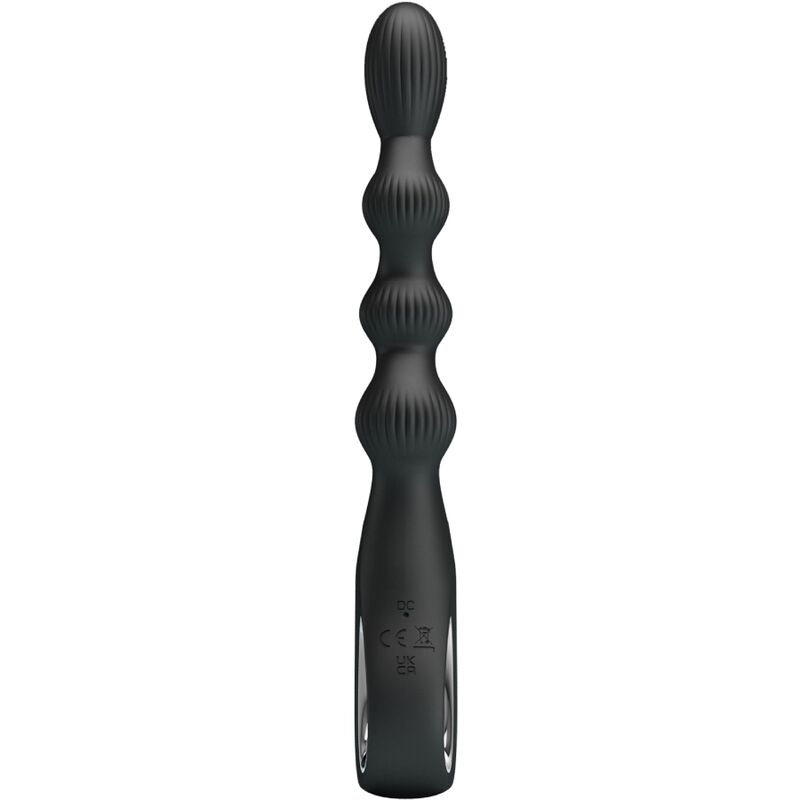 Alternative view of PRETTY LOVE - FEDERER ANAL VIBRATOR 12 VIBRATIONS BLACK