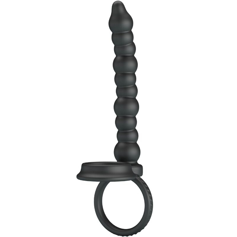 Alternative view of PRETTY LOVE - DILLION DOUBLE PENETRATION COCK RING BLACK