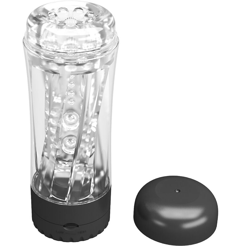 Alternative view of PRETTY LOVE - TAMARA MALE MASTURBATOR MULTI-SPEED VIBRATOR BLACK