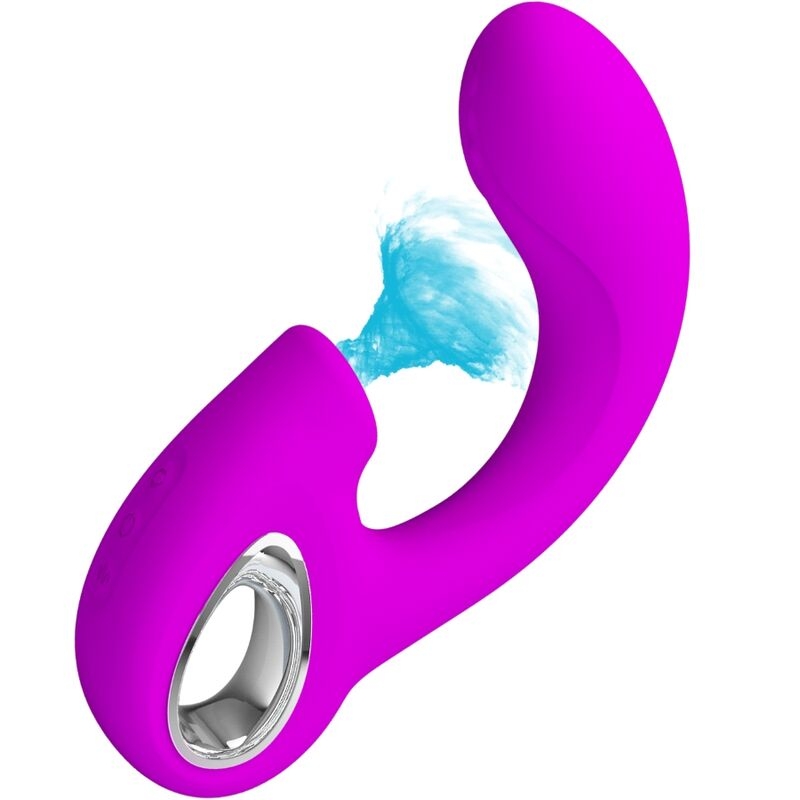 Alternative view of PRETTY LOVE - SIBEL SIBEL G-SPOT VIBRATOR + CLITORIS STIMULATOR 10 VIBRATIONS PURPLE