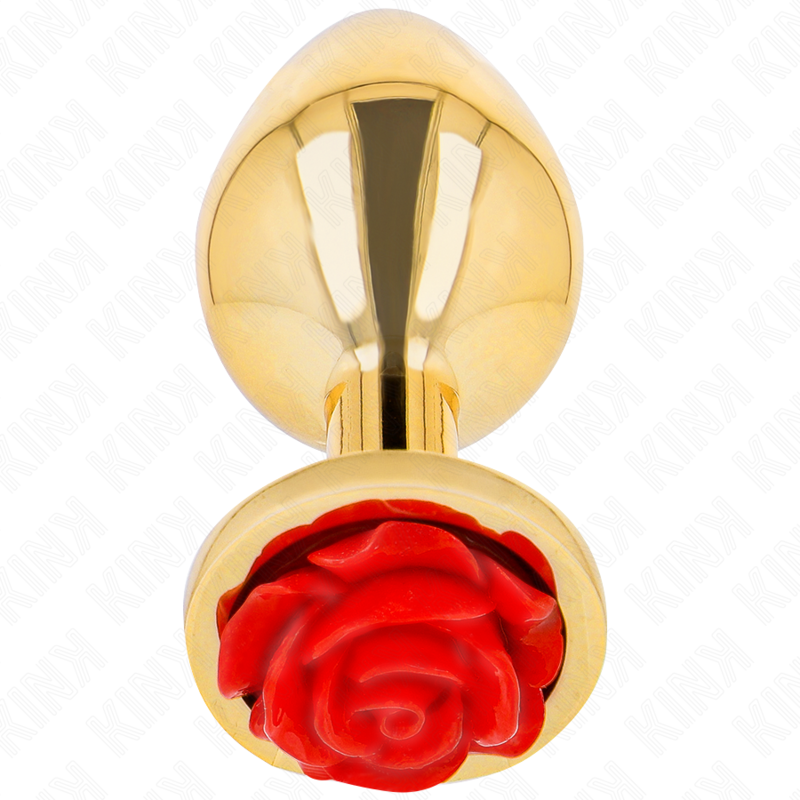 Alternative view of KINK -  PLUG ANAL GOLD ROSE RED SIZE M
