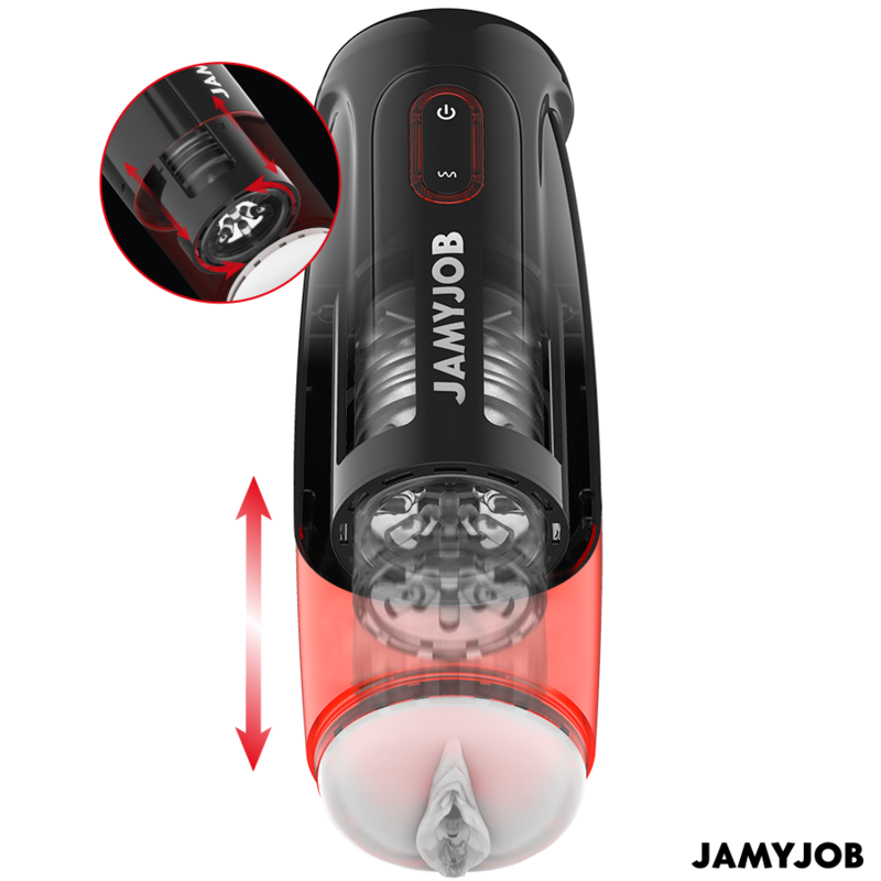 Alternative view of JAMYJOB - STORM AUTOMATIC VAGINA MASTURBATOR 10 ROTATION AND THRUST MODES