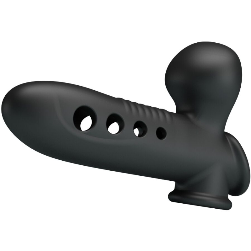 Alternative view of PRETTY LOVE - CRANE PENIS SLEEVE WITH AIRBAG BLACK