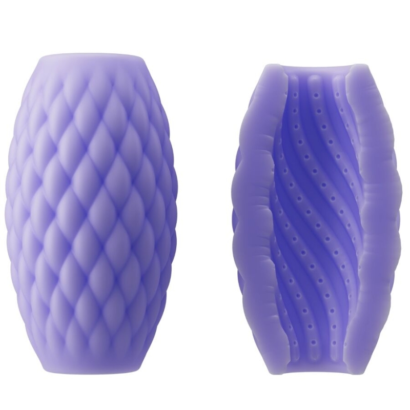 Alternative view of PRETTY LOVE - ATHENA EROS SILICONE MALE MASTURBATOR PURPLE