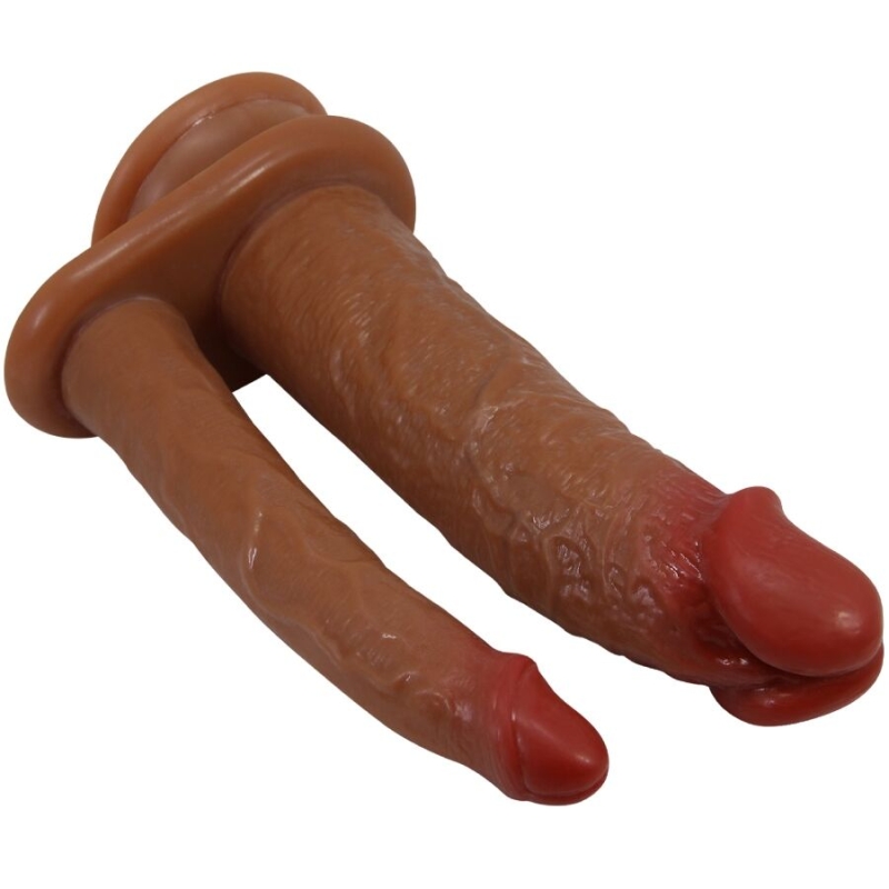 Alternative view of PRETTY LOVE - GORAN DOUBLE DILDO REALISTIC NATURAL MULATO