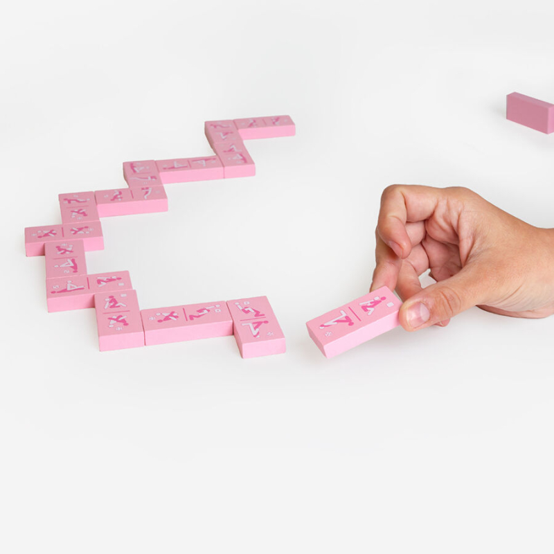 Alternative view of SECRETPLAY - KINKY DOMINO WOODEN GAME