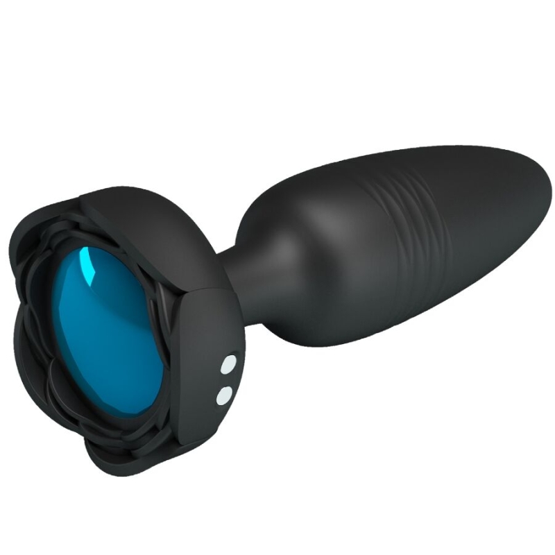Alternative view of PRETTY LOVE - TARION ANAL PLUG WITH  LED LIGHT BLACK 12.5 CM
