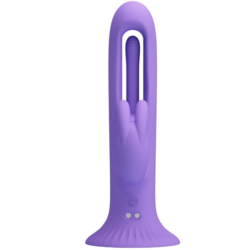 Alternative view of PRETTY LOVE - KILLMOULIS RABBIT VIBRATOR 12 VIBRATION MODES PURPLE