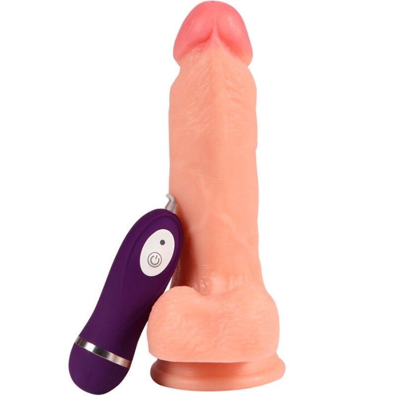 Alternative view of SHEQU - IRON DRAGON VIBRATOR DILDO WITH REMOTE CONTROL 17.5 CM