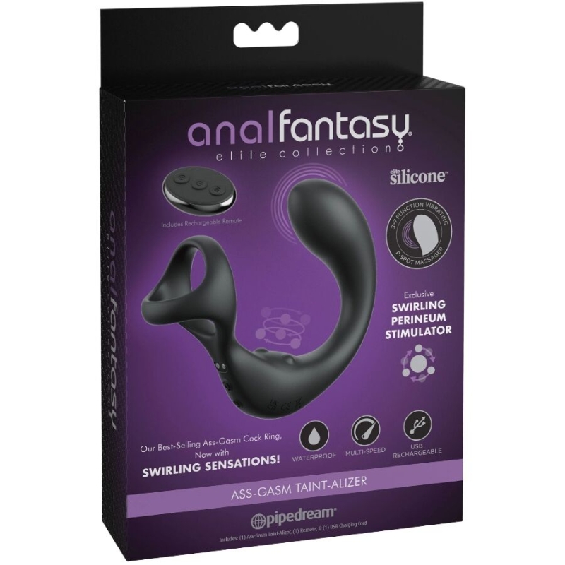 Alternative view of ANAL FANTASY ELITE COLLECTION - VIBRATING ANAL MASSAGER WITH REMOTE CONTROL