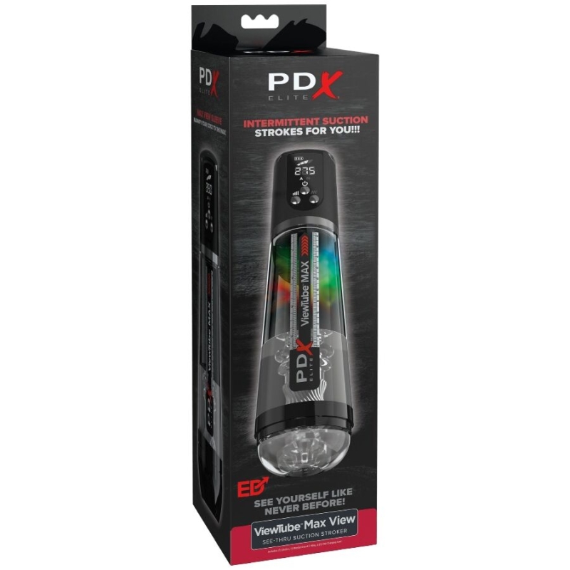 Alternative view of PDX ELITE - VIEWTUBE MAX VIEW AUTOMATIC MASTURNADOR WITH TRANSPARENT SUCTION