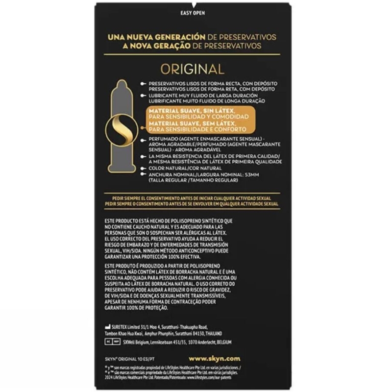 Alternative view of SKYN - ORIGINAL CONDOM NATURAL SENSATION 10 UNITS