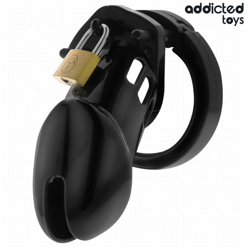 Alternative view of ADDICTED TOYS LOCKED - OBSIDIAN HOLD PENIS CAGE SIZE M