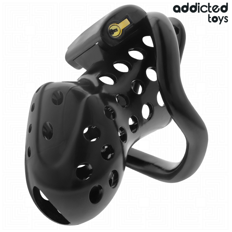 Alternative view of ADDICTED TOYS LOCKED - CHAINED HOLLOW PENIS CAGE 10.5 CM
