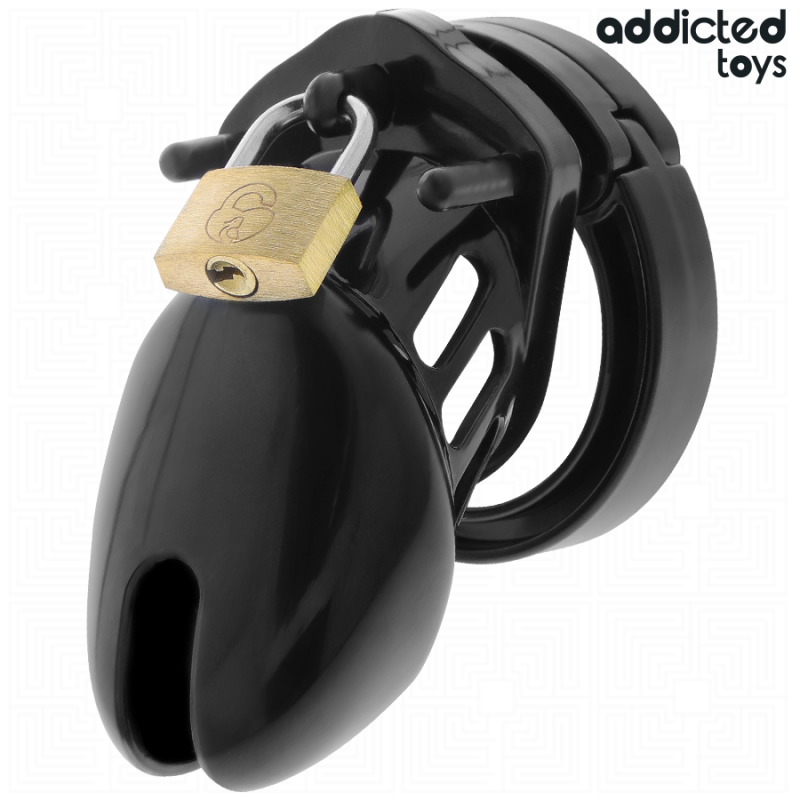 Alternative view of ADDICTED TOYS LOCKED - OBSIDIAN HOLD PENIS CAGE SIZE S