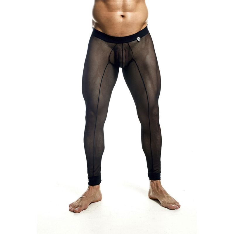 MOB - BLACK TRANSPARENT TIGHTS SIZE M