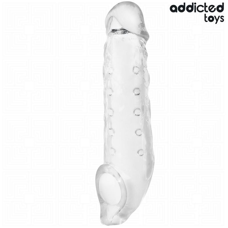 Alternative view of ADDICTED TOYS - TRANSPARENT PENIS EXTENSON SIZE S 23 CM