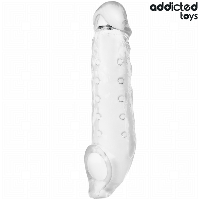 Alternative view of ADDICTED TOYS - TRANSPARENT PENIS SHEATH SIZE M 27 CM