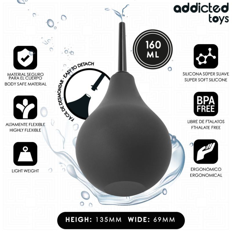 Alternative view of ADDICTED TOYS - TRAVEL ANAL CLEANER SIZE M 160 ML