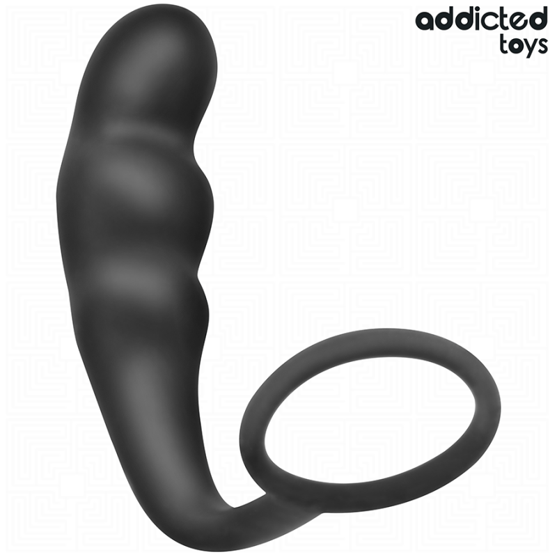Alternative view of ADDICTED TOYS - ANAL PLUG WITH RING SILICONE MODEL 4