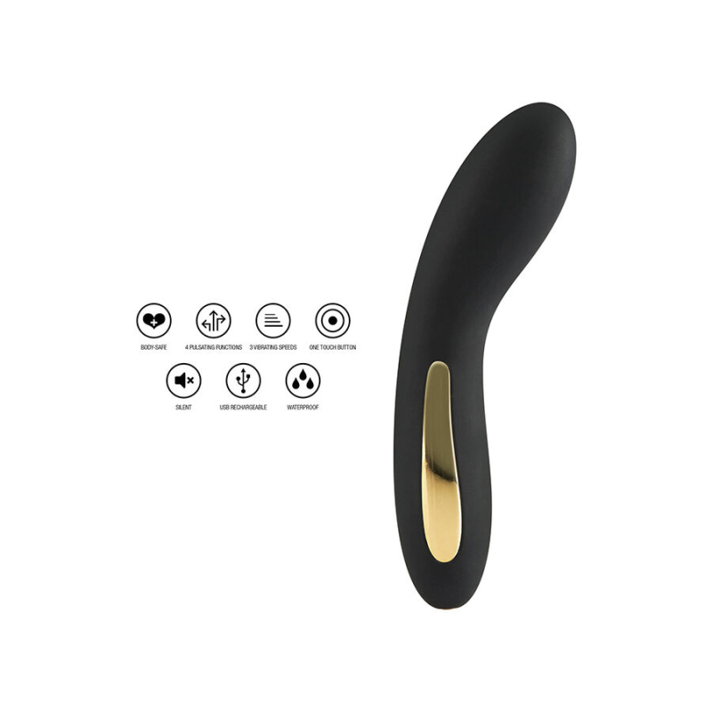Alternative view of TOYJOY - LUMINATE LIGHT VIBRATOR BLACK