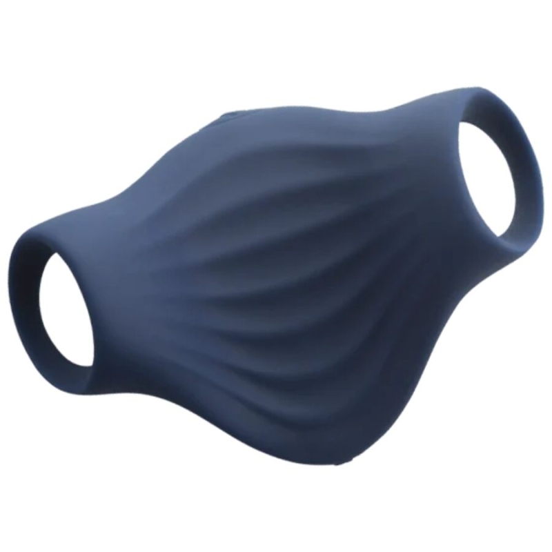 Alternative view of ROCKS- OFF - PALM BLUE FLEXIBLE VIBRATOR MASTURBATOR