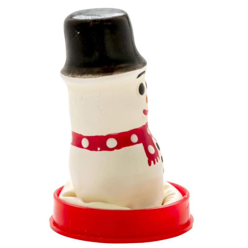 Alternative view of CONDOMERIE - HANDPAINTED NOVELTY CONDOMS SNOWMAN