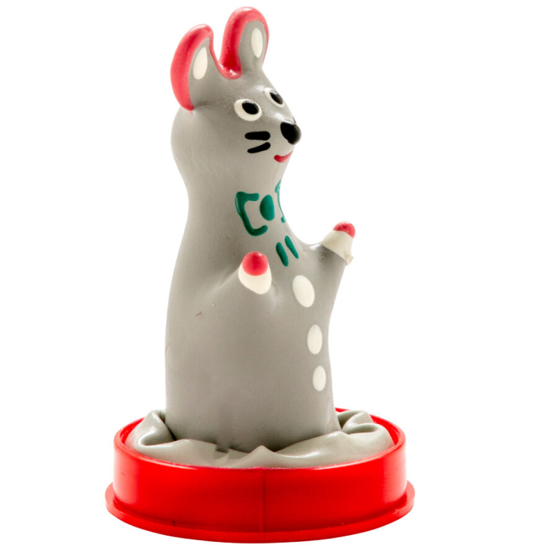 Alternative view of CONDOMERIE - HANDPAINTED NOVELTY CONDOMS MOUSE MODEL 1