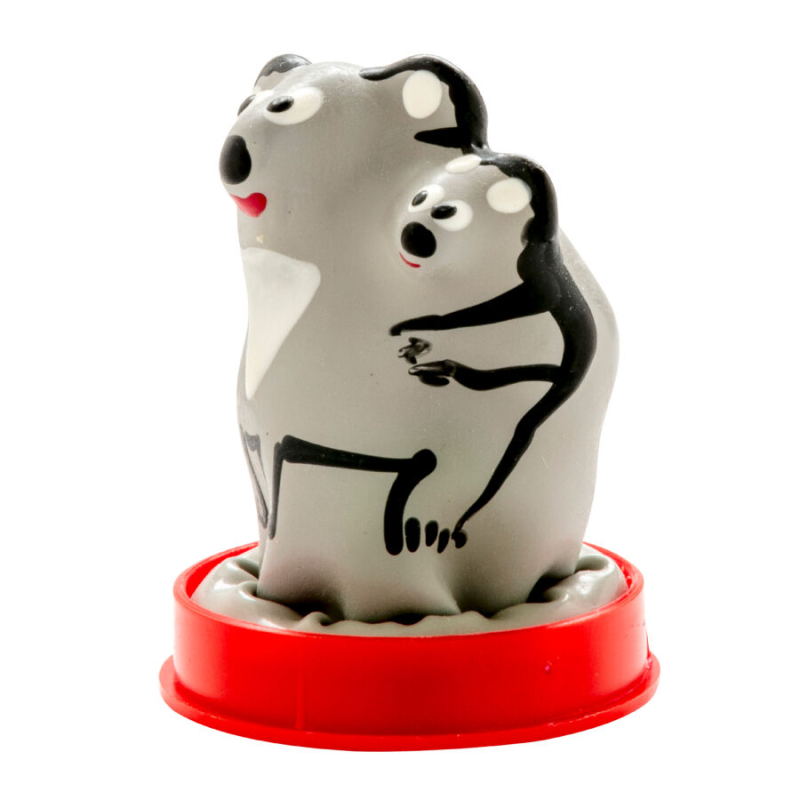 Alternative view of CONDOMERIE - HANDPAINTED NOVELTY CONDOMS KOALA + YOUNG
