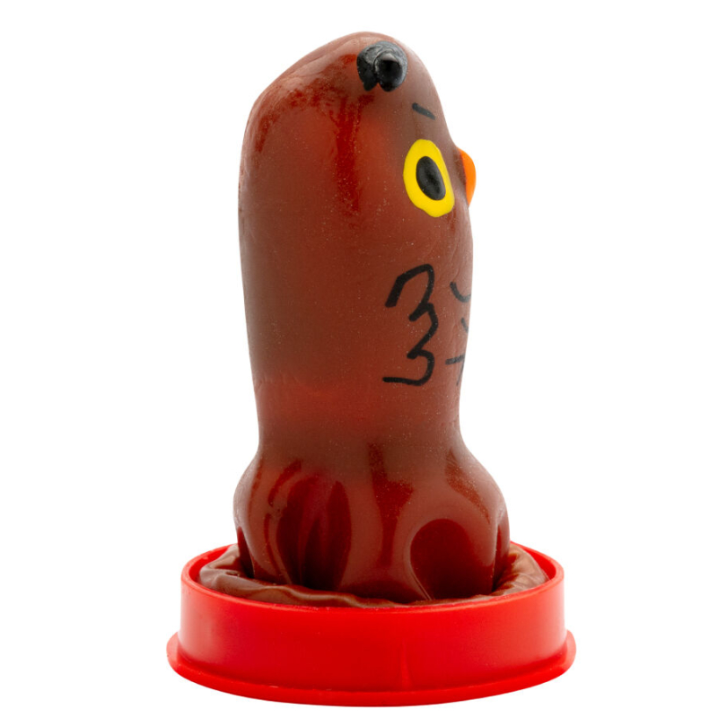 Alternative view of CONDOMERIE - HANDPAINTED NOVELTY CONDOMS OWL