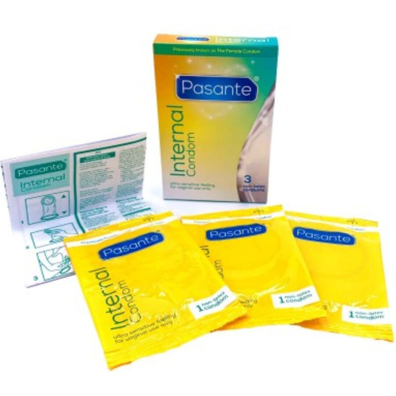 Alternative view of PASANTE - INTERNAL CONDOM NON-LATEX 3 UNITS