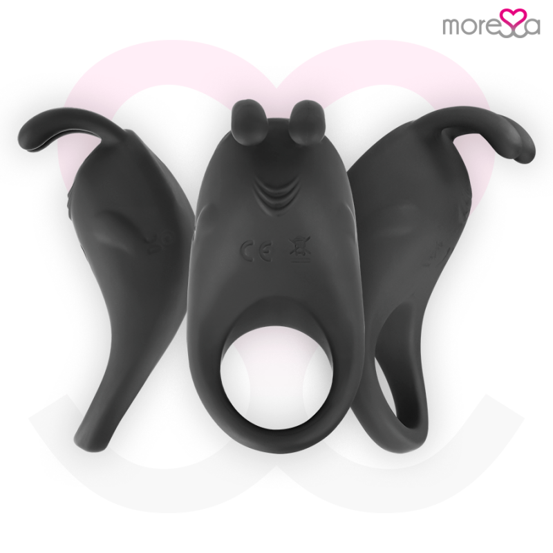 Alternative view of MORESSA - BRAD PREMIUM SILICONE RECHARGEABLE BLACK