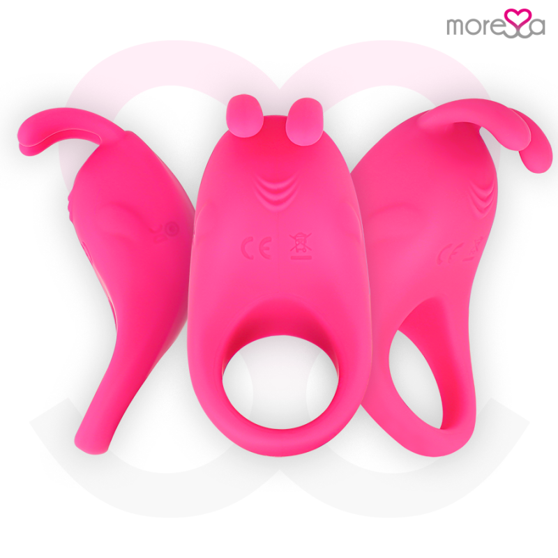 Alternative view of MORESSA - BRAD PREMIUM SILICONE RECHARGEABLE PINK