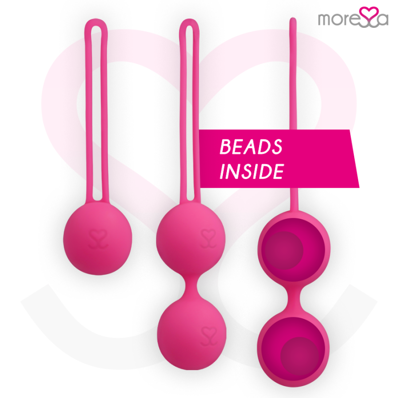 Alternative view of MORESSA - OSIAN SET PREMIUM SILICONE PINK (Osian One - 51 g  Osian Two - 101 g  Osian Three 85 g)