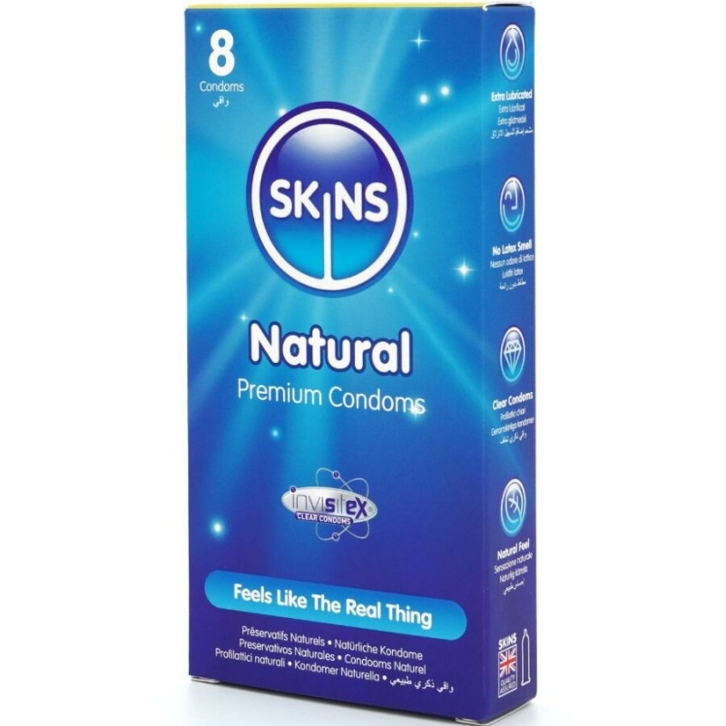 Alternative view of SKINS - NATURAL PREMIUM CONDOMS PACK 8