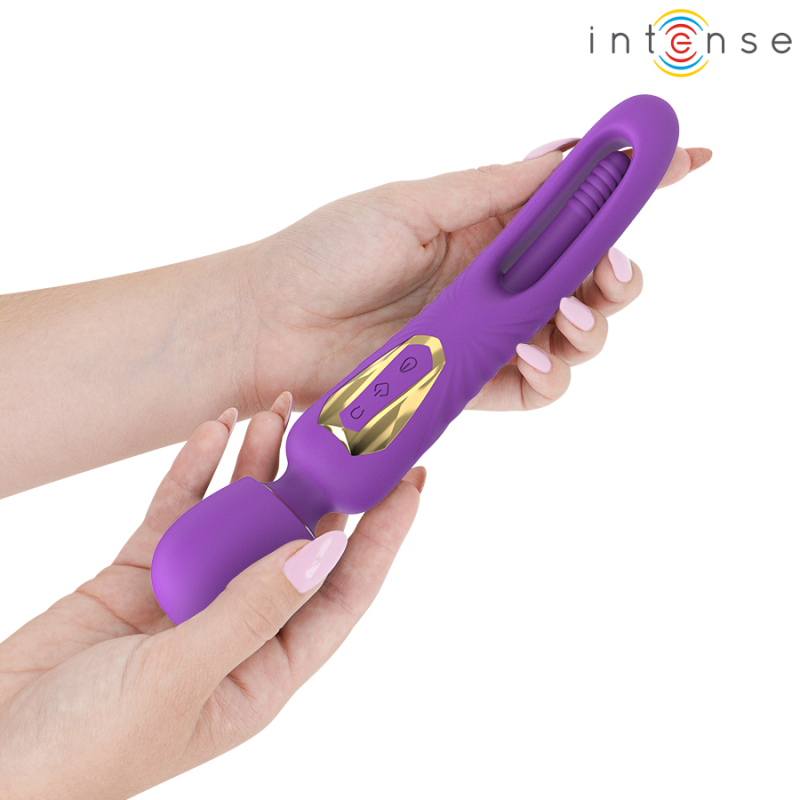 Alternative view of INTENSE - CHRISTY VIBRATING WAND WITH FLIPPING TONGUE