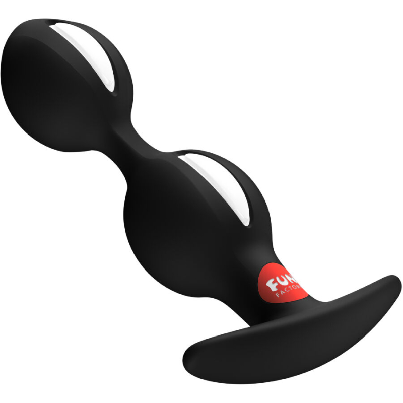 Alternative view of FUN FACTORY - B-BALLS DUO ANAL PLUG BLACK