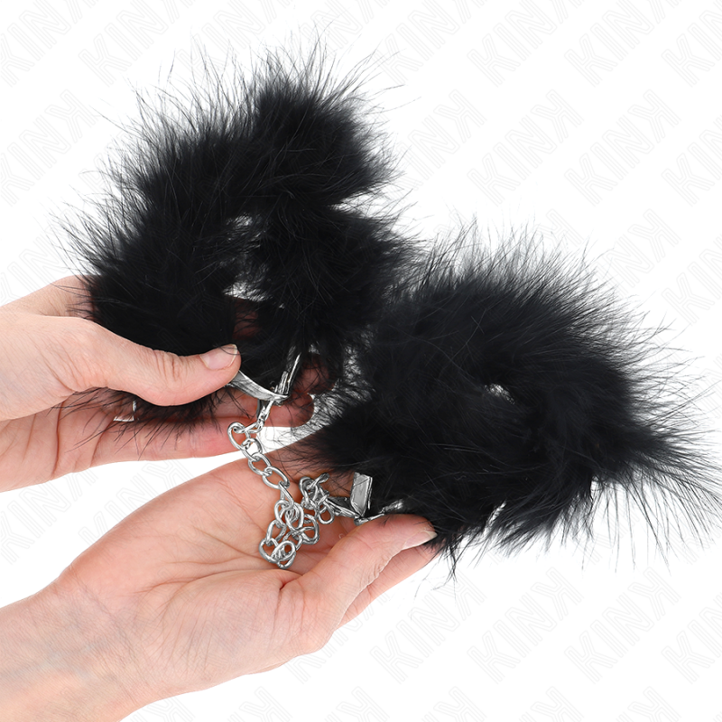 Alternative view of KINK - MINI FEATHER HAND CUFFS