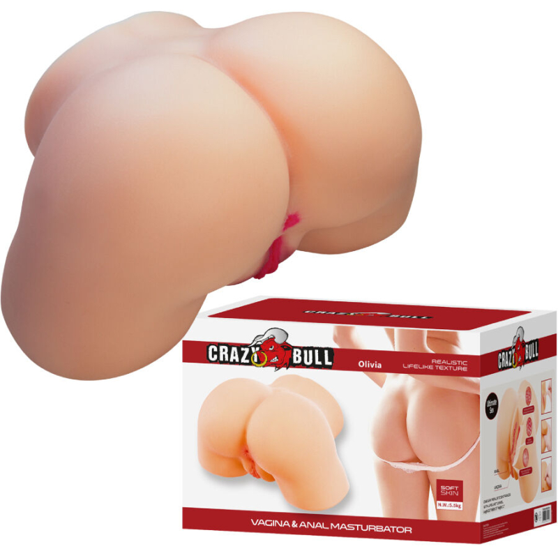 Alternative view of CRAZY BULL - OLIVIA REALISTIC FEMALE BUTT VAGINA AND ANAL 5.5 KG