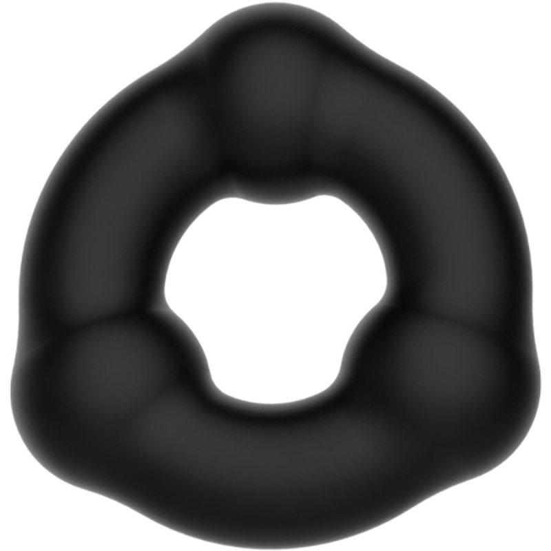 Alternative view of CRAZY BULL - SUPER SOFT SILICONE RING WITH NODULES