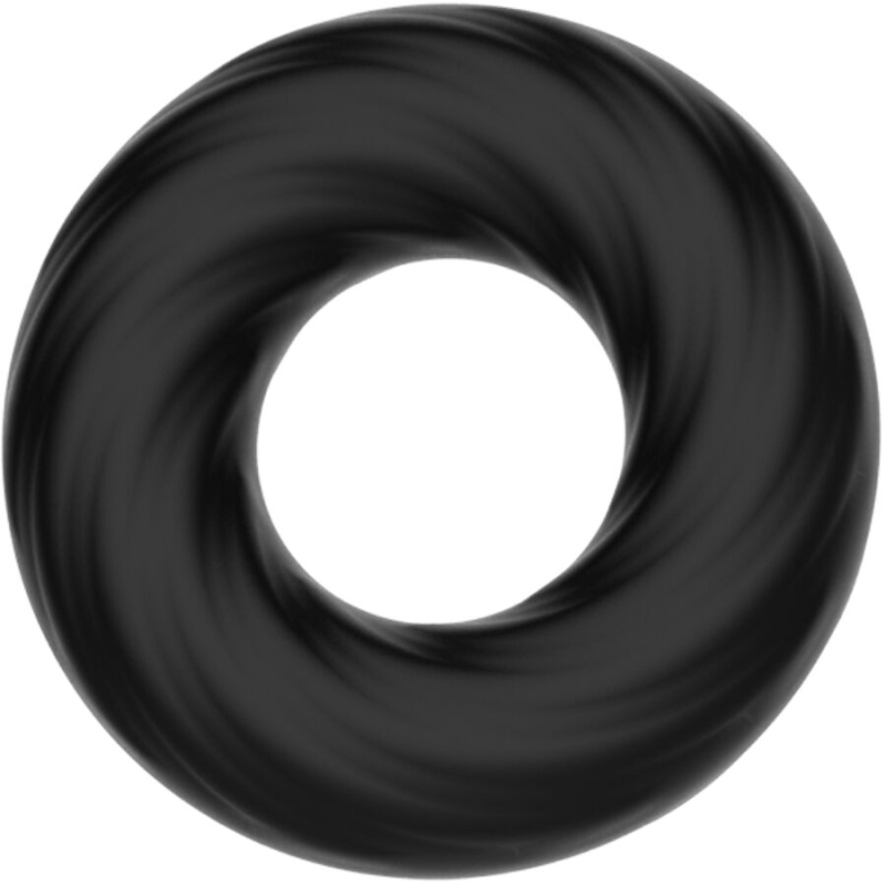 Alternative view of CRAZY BULL - SPIRAL SILICONE RING