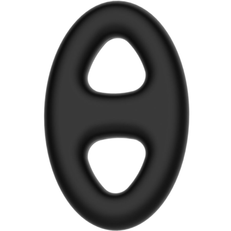 Alternative view of CRAZY BULL - DOUBLE OVAL SILICONE RING