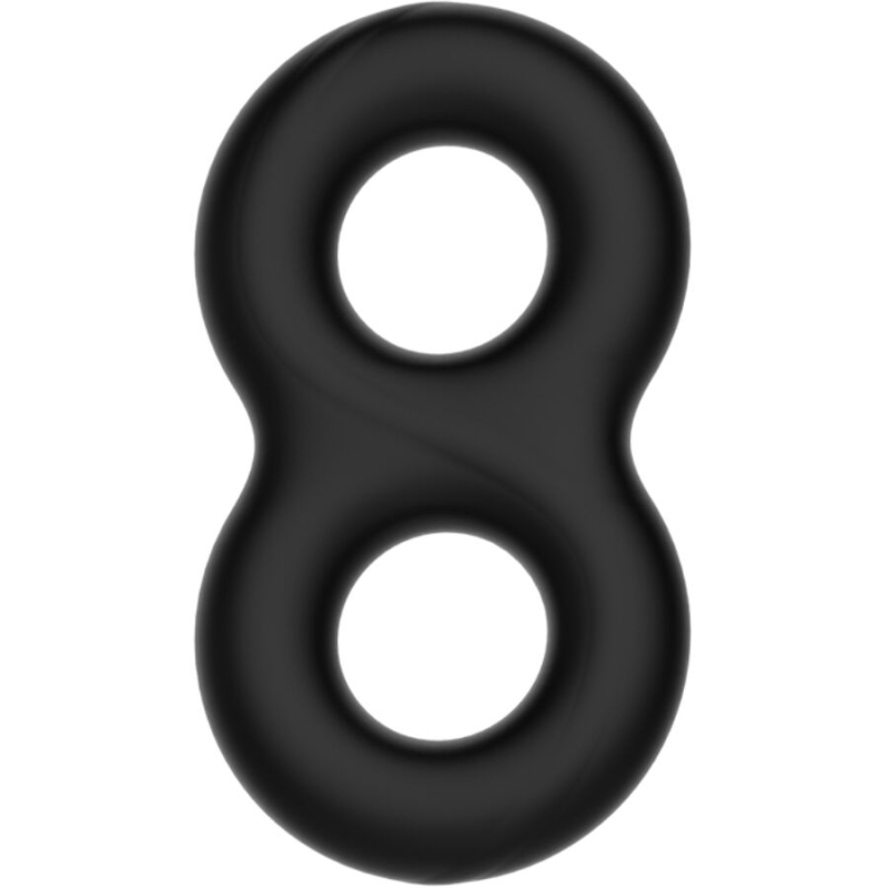 Alternative view of CRAZY BULL - DOUBLE INFINITY SILICONE RING