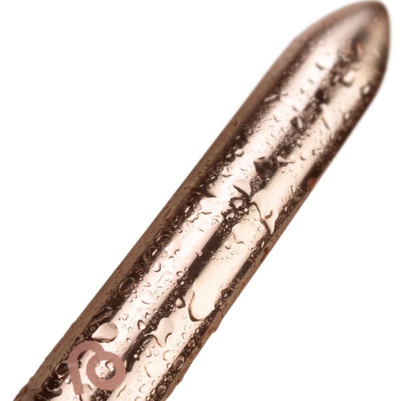 Alternative view of ROCKS-OFF - RECHARGEABLE VIBRATING BULLET GOLDEN ROSE