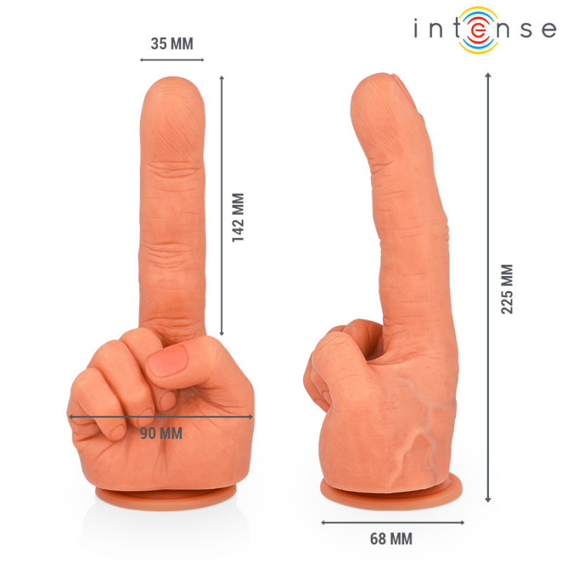 Alternative view of INTENSE - HUBERT G-SPOT STIMULATOR FLEXIBLE HAND 14.2 CM