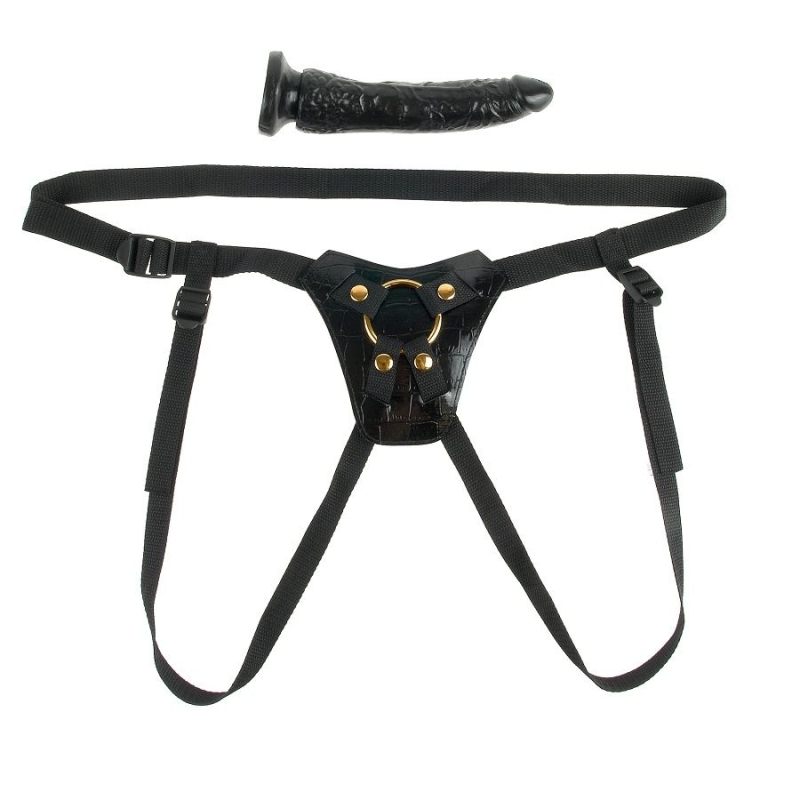 Alternative view of FETISH FANTASY GOLD - DESIGNER STRAP-ON