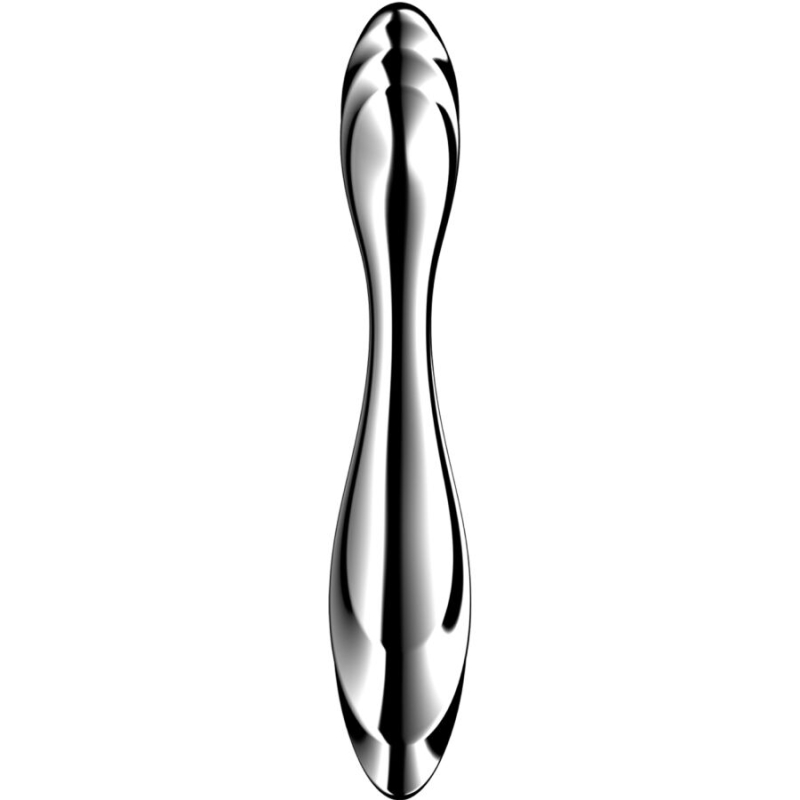 Alternative view of SATISFYER - PURE GRAVITY 2 STAINLESS STEEL DOUBLE-ENDED DILDO