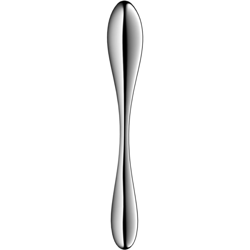 Alternative view of SATISFYER - STAR FORCE 3 STAINLESS STEEL DOUBLE-ENDED DILDO